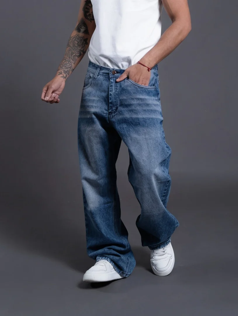 Pantalón Baggy Bordado Street - Imagen 2