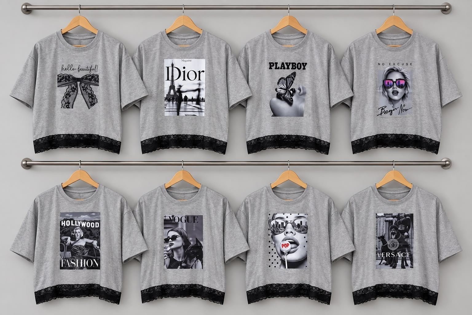 Remeras con Encanje - Imagen 2