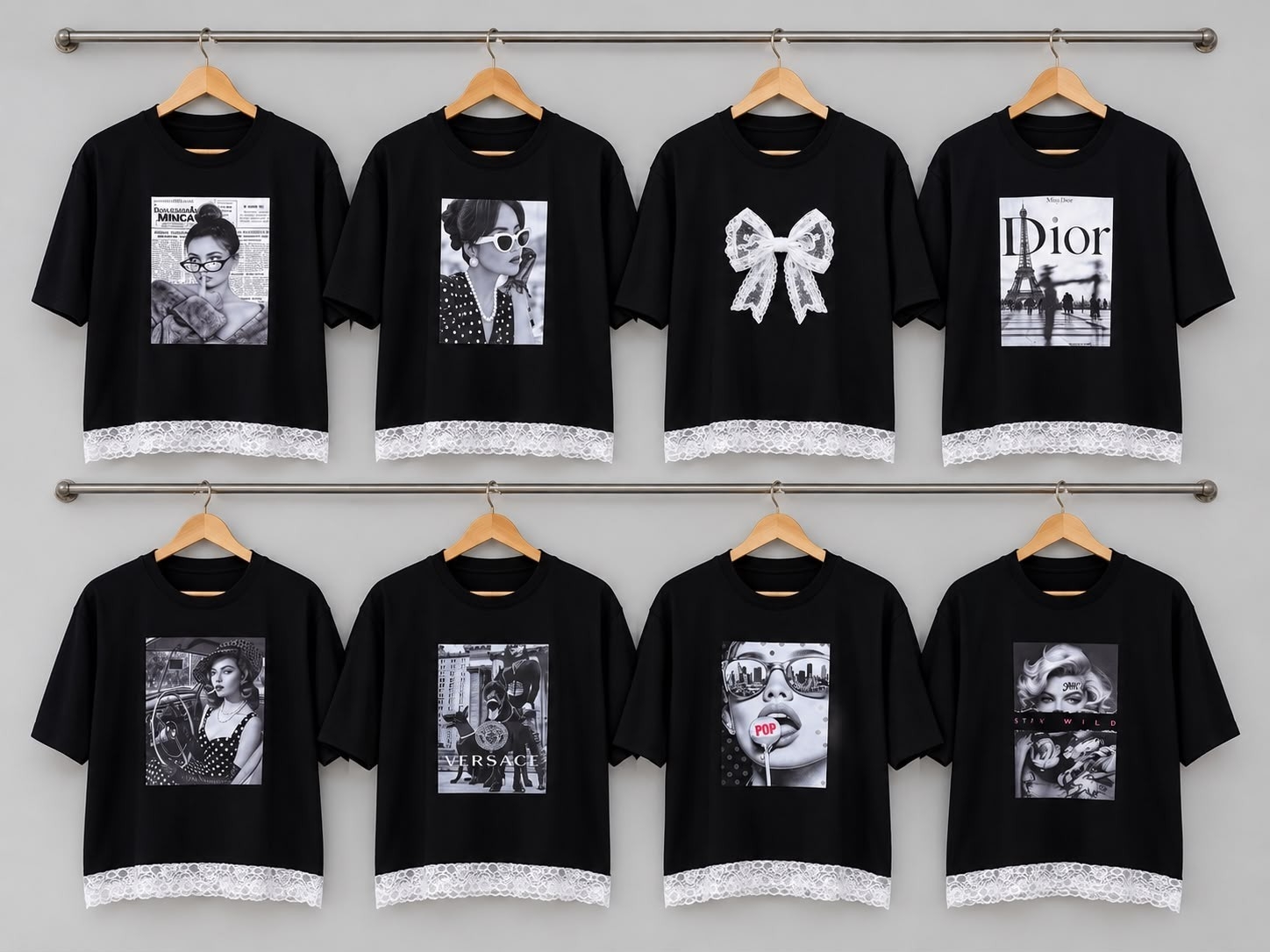 Remeras con Encanje - Imagen 3