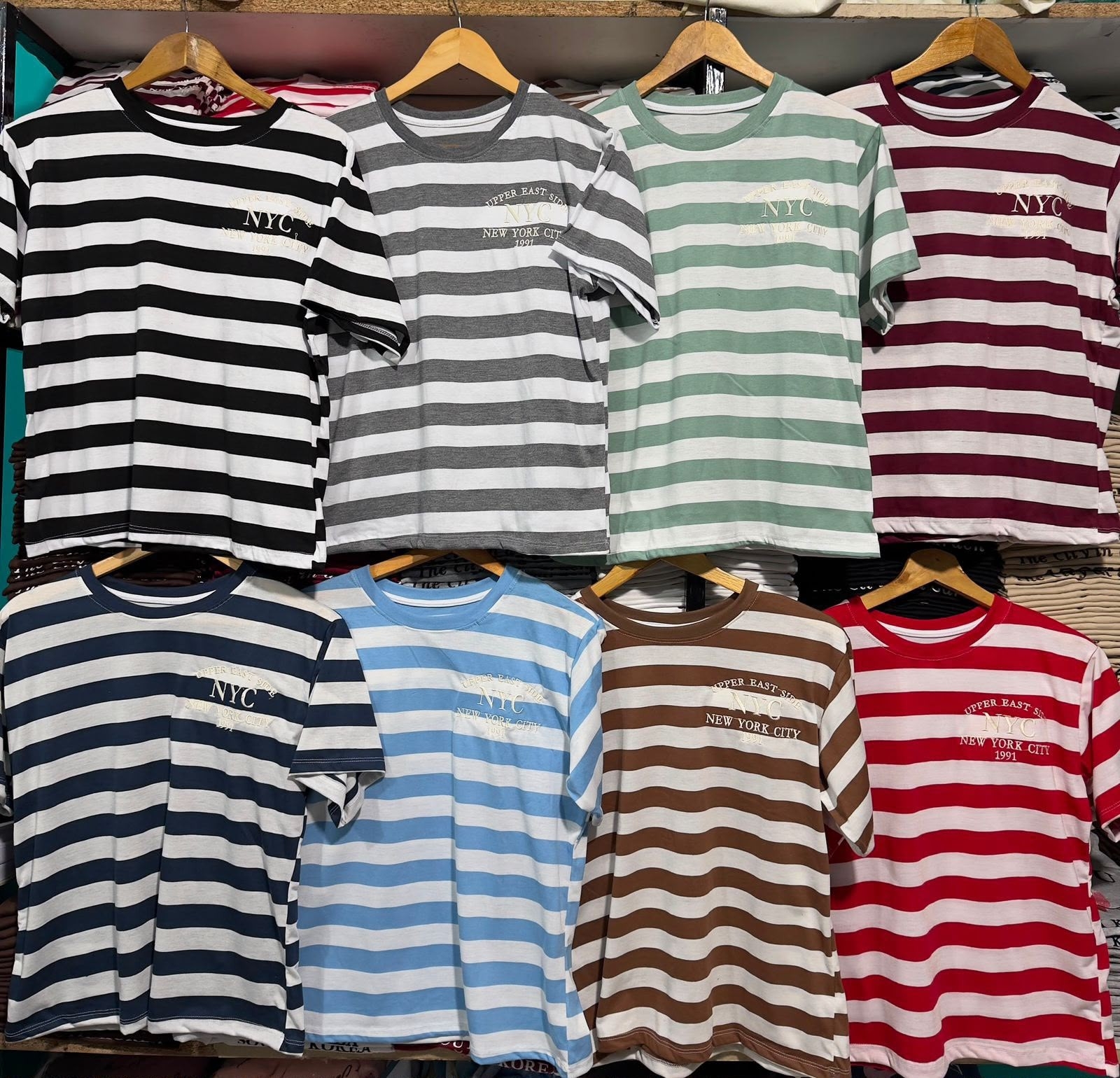Remeras Rayadas Bordadas(jersey Peinado) - Imagen 2