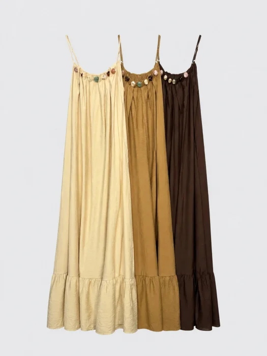 Vestido Largo con Piedra