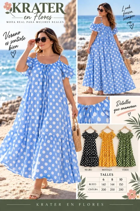 Vestido Lunares