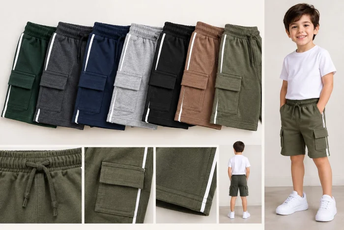 Short Cargo con Línea al Costado
