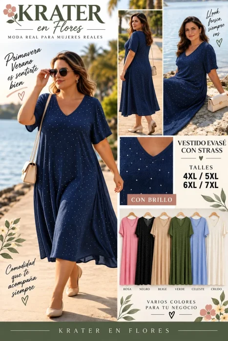 Vestido con Brillo