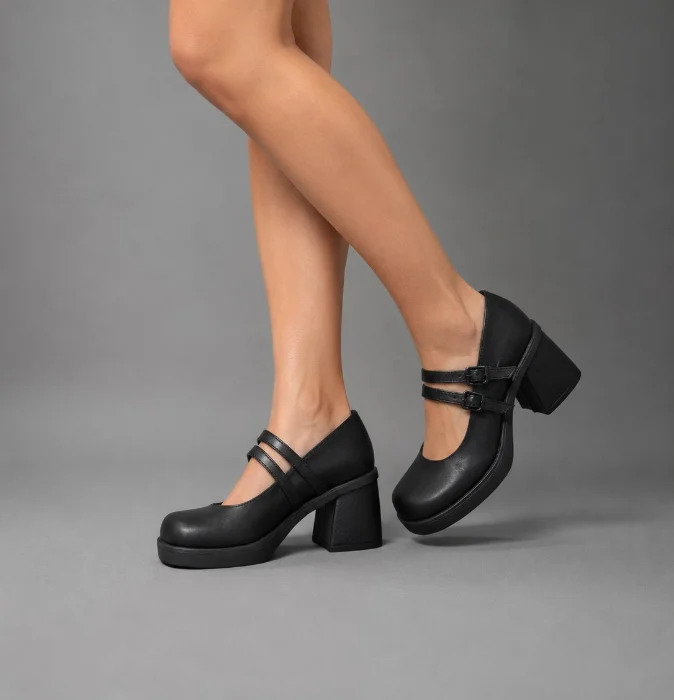 Guillermina Mary Jane Cuero Ecológico Tendencia Classic