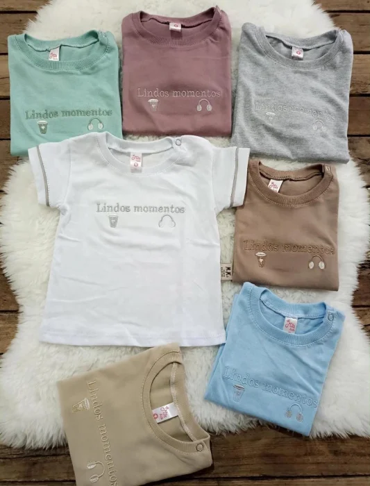 Remera Bebe con Bordado
