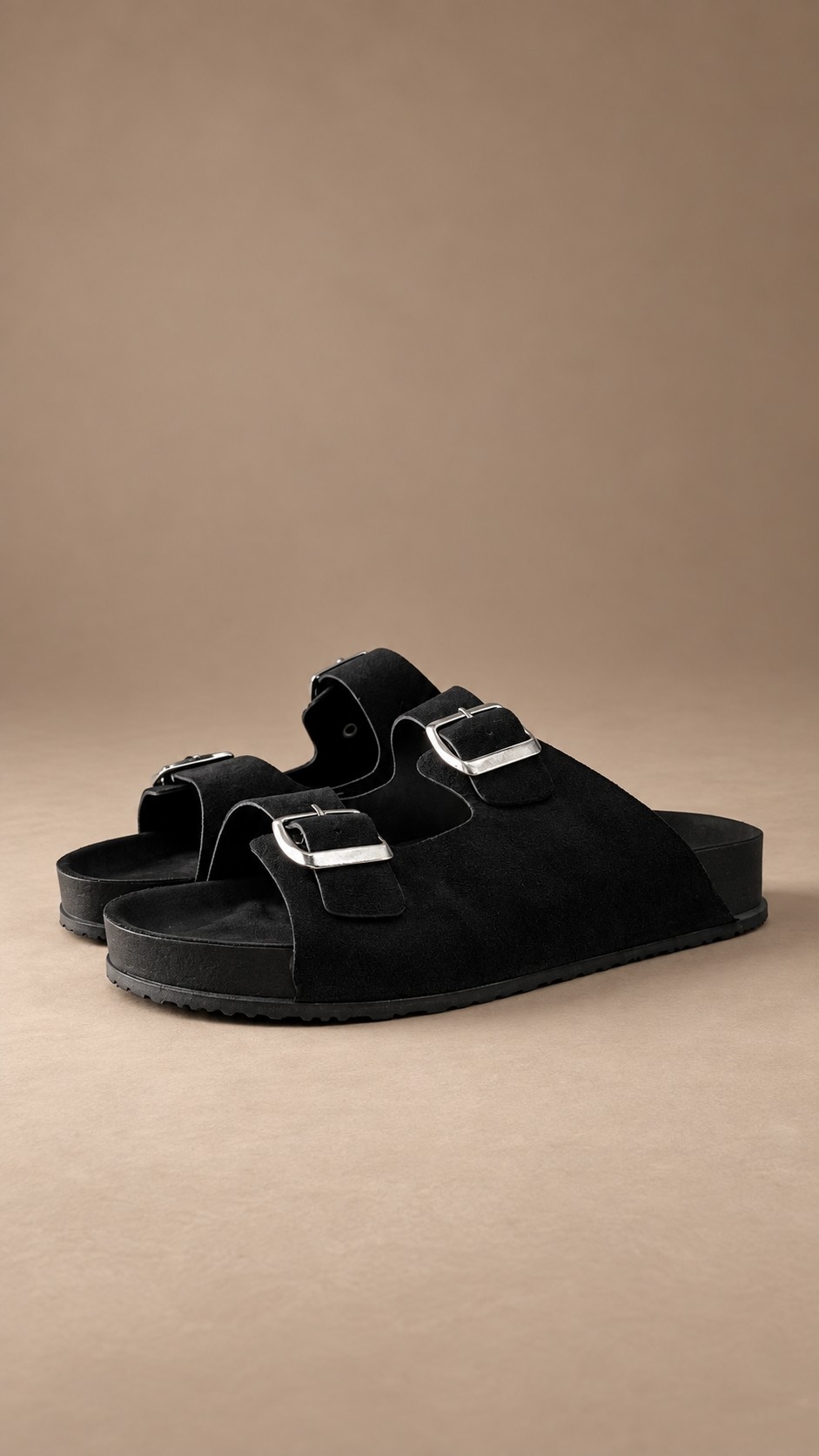 Sandalia con  Hebilla Birk Super Tendencia Gamuzado Eliana - Imagen 3