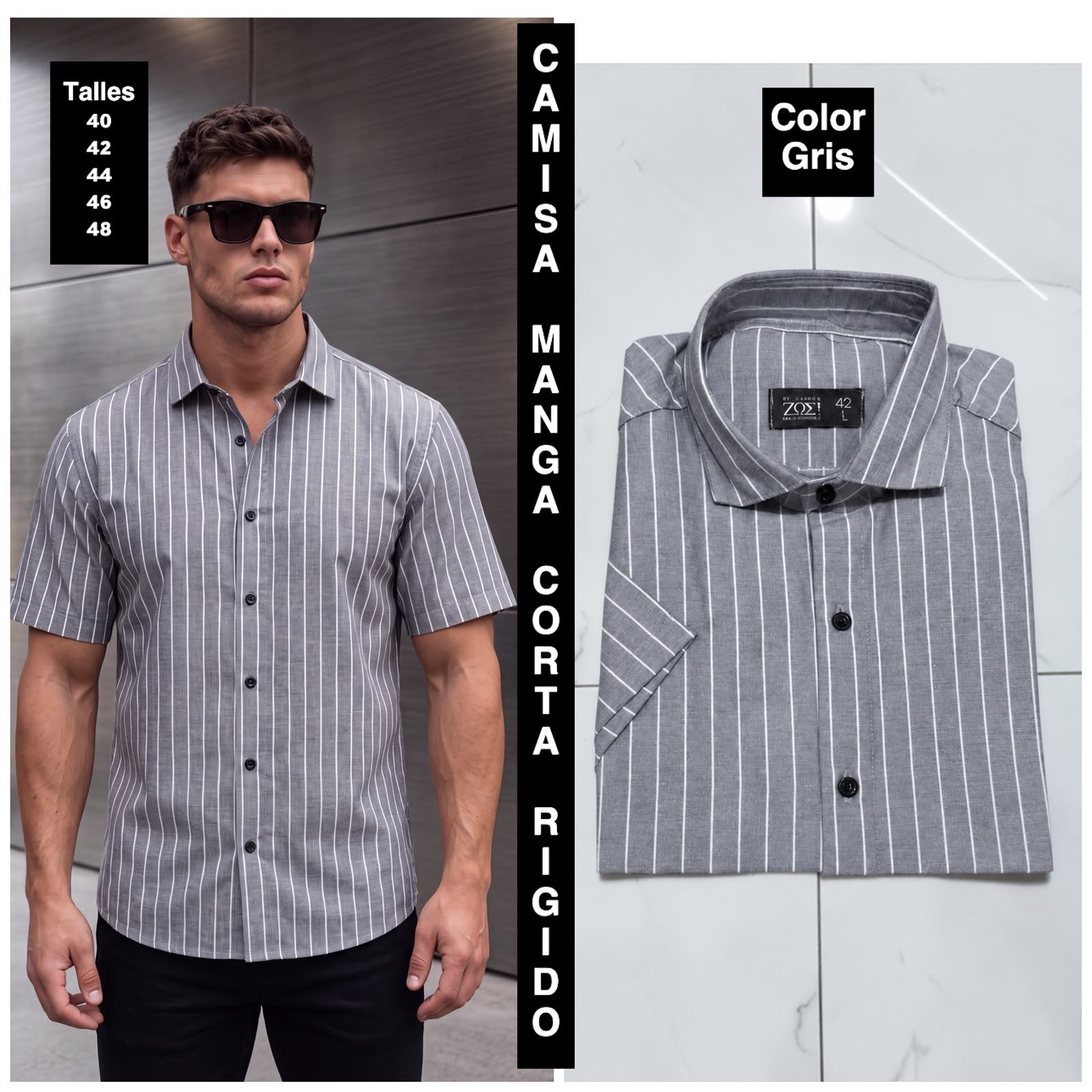 Camisas Manga Corta Rigidas - Imagen 8