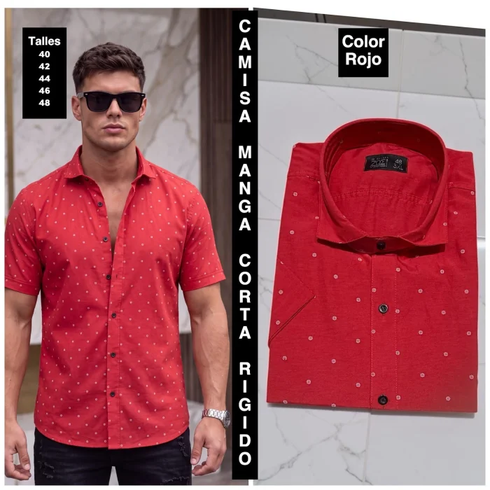 Camisas Manga Corta Rigidas