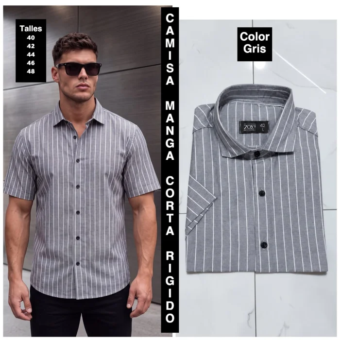 Camisas Manga Corta Rigidas