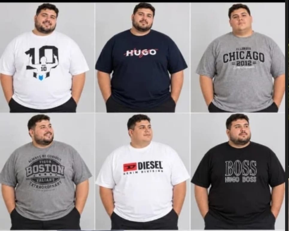 Remeras Talles Especial Hombre - Imagen 2