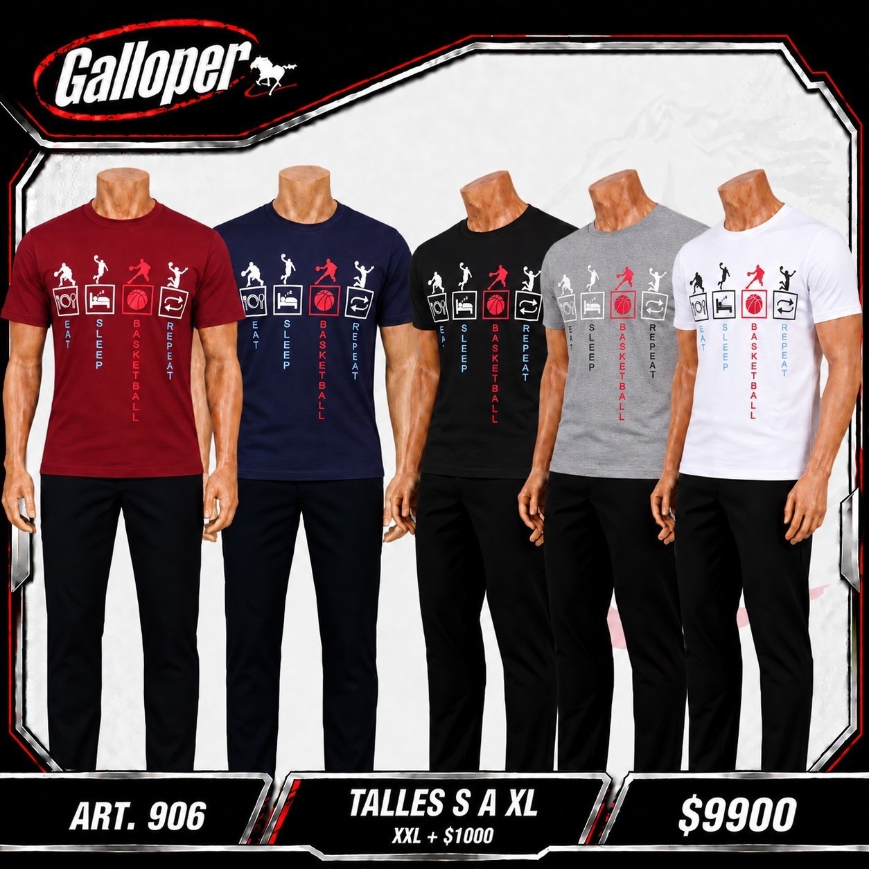 Remeras Algodón Peinado - Imagen 2