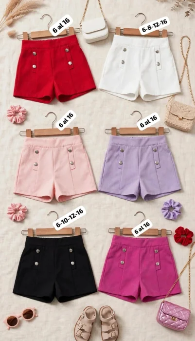 Shorts Sastrero con Tacha