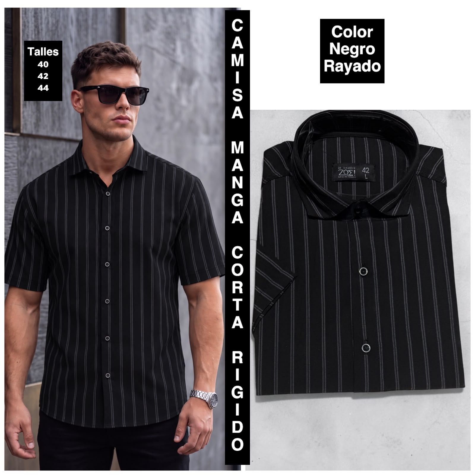 Camisas Manga Corta  Rigidas - Imagen 2