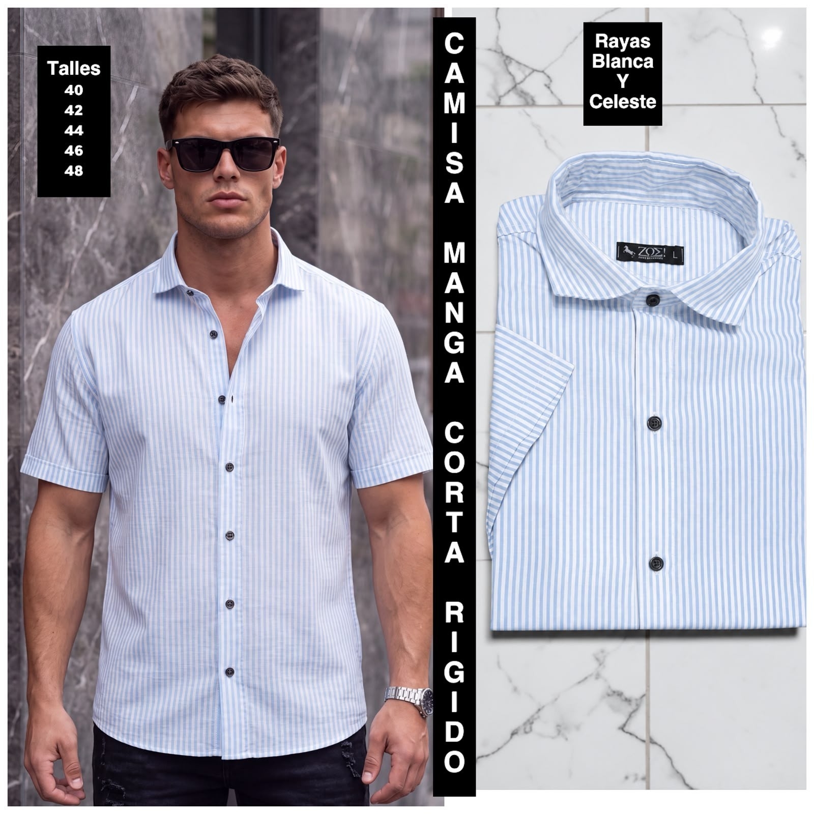 Camisas Manga Corta  Rigidas - Imagen 6