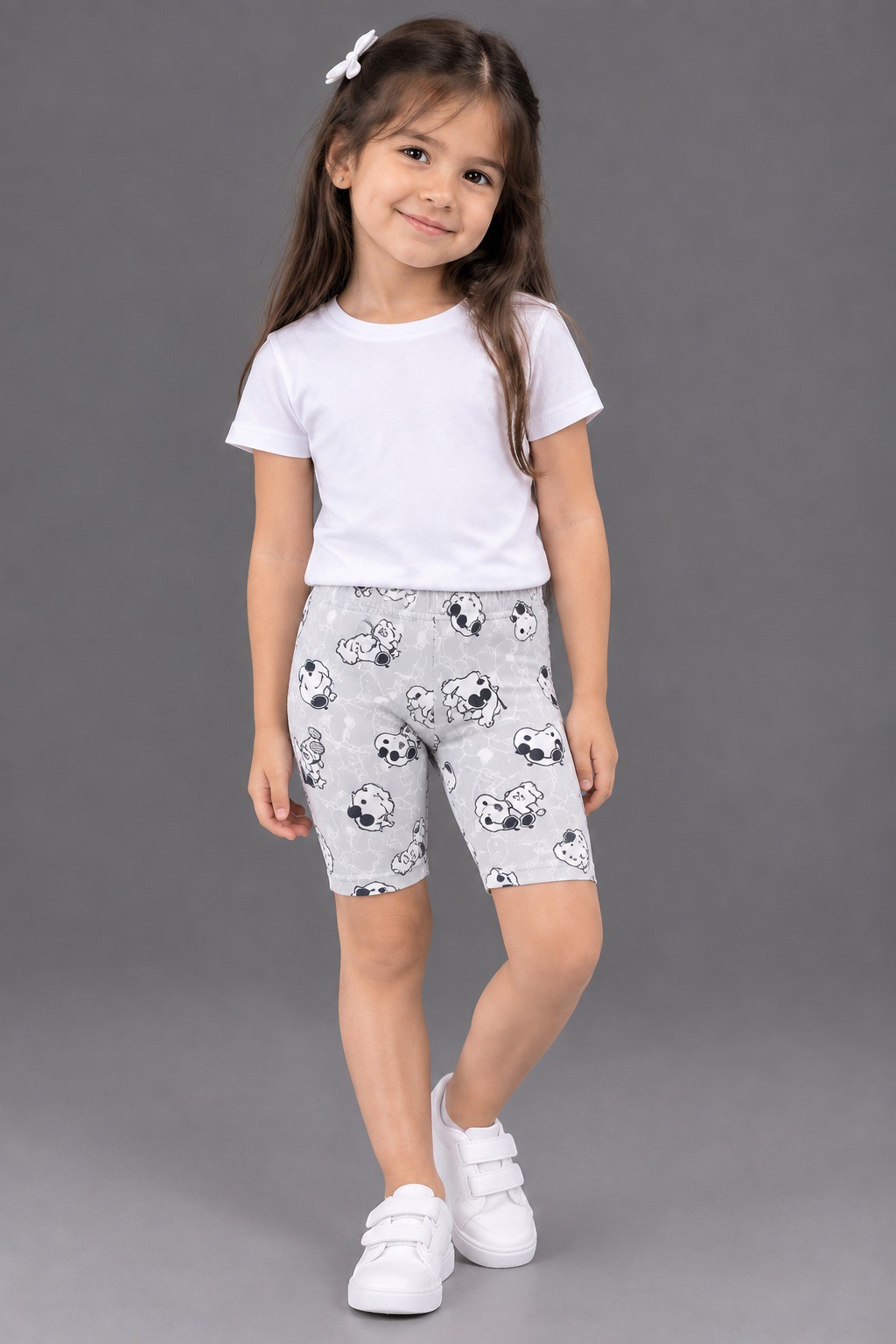 Biker Lycra Estampados y Negro Liso de Nena - Imagen 2