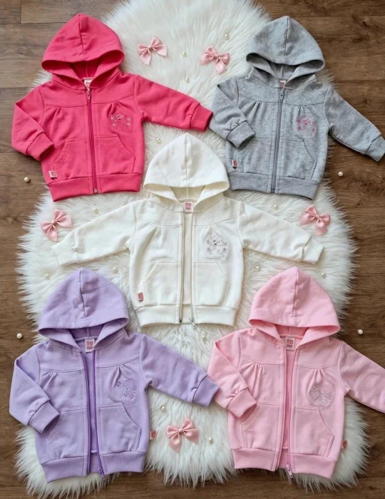 Campera de Bebes con Bordado Rústica Peinada