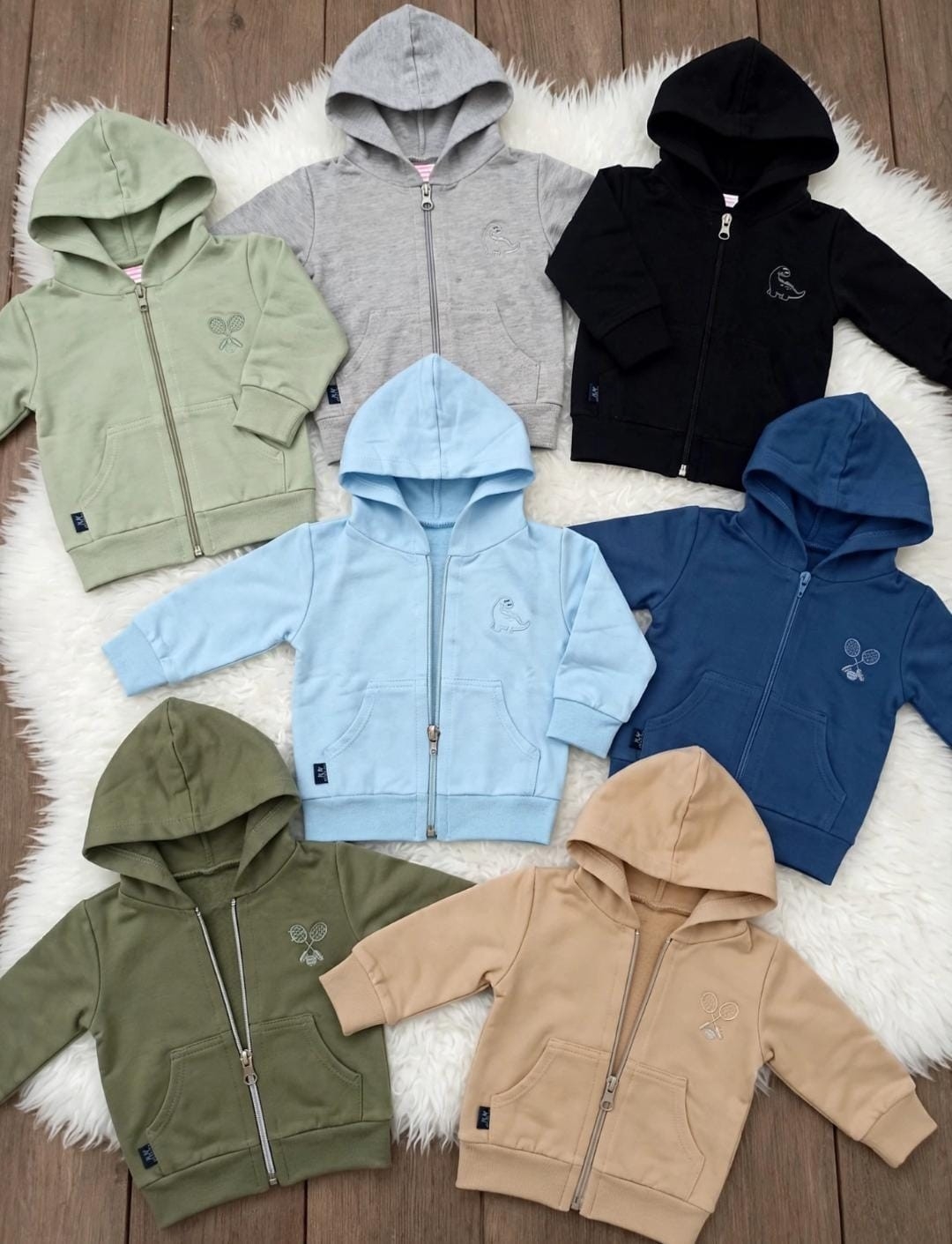 Campera de Bebes con Bordado Rústica Peinada - Imagen 2