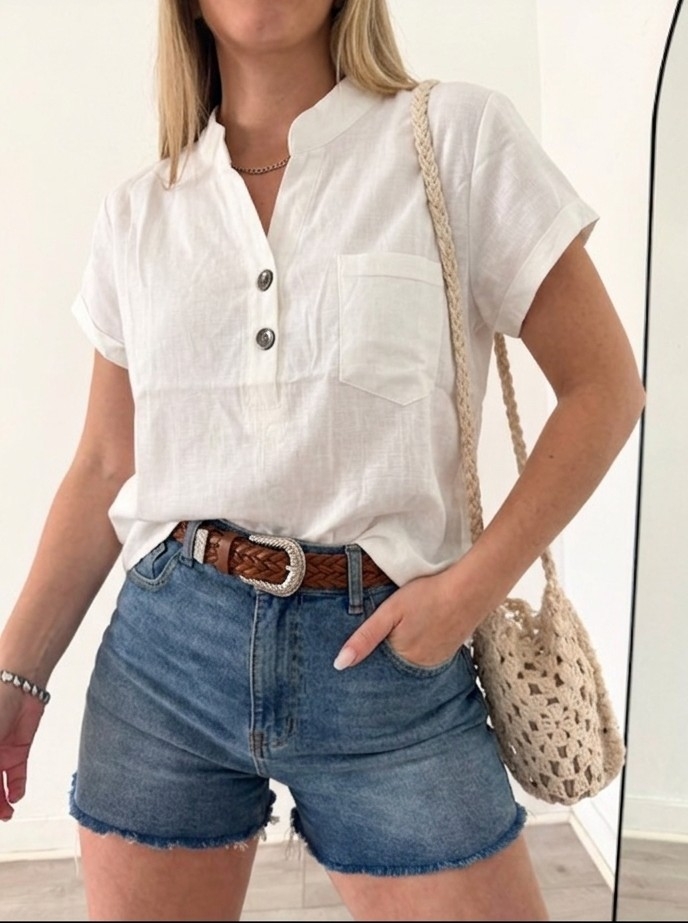 Blusa Cuello Mao - Imagen 3