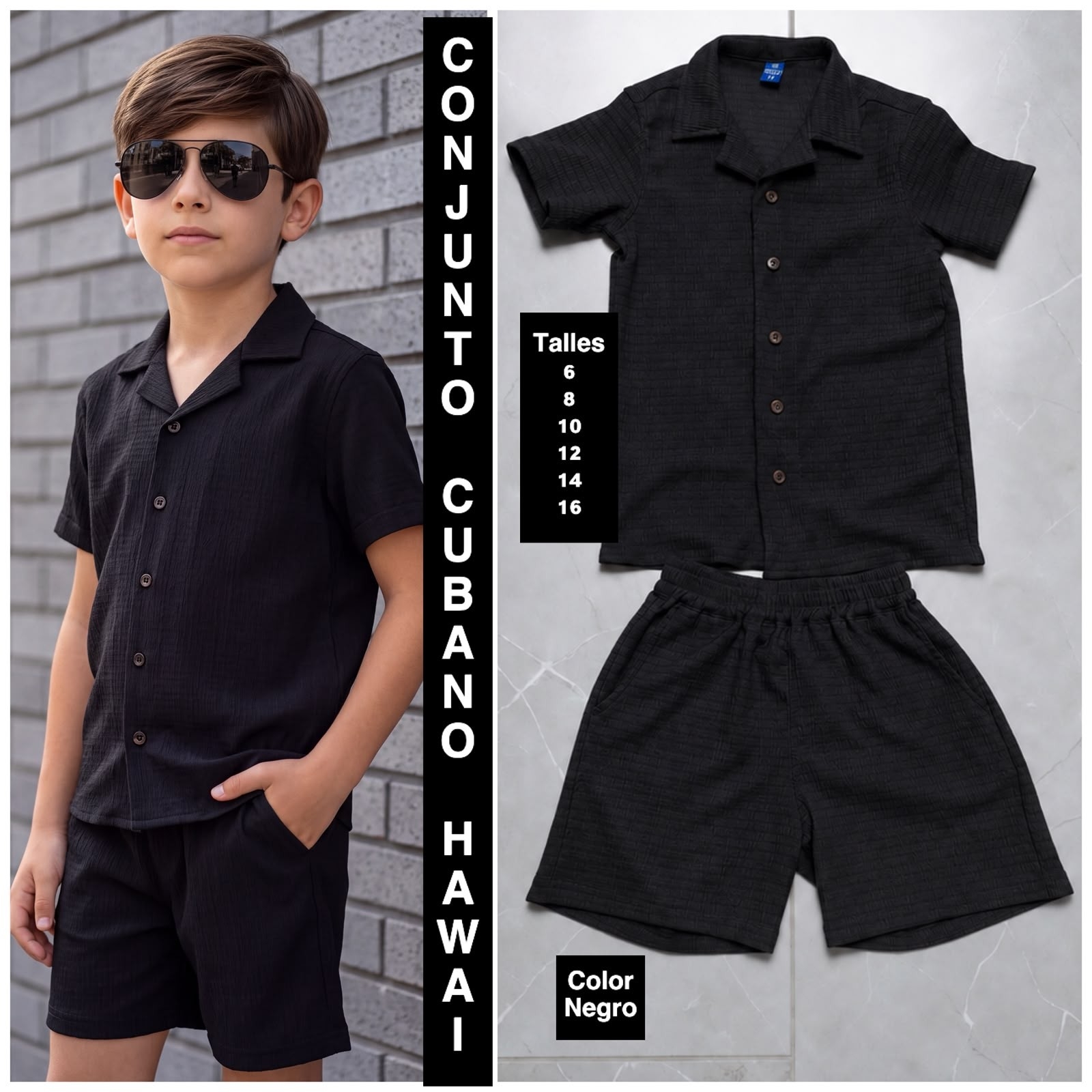 Conjunto de Niño Hawai Brusela - Imagen 8