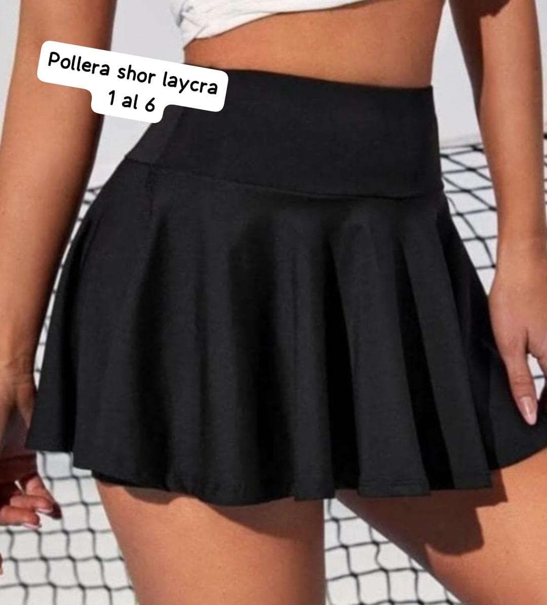 Pollera Shorts Laycra 1 al 6 - Imagen 4