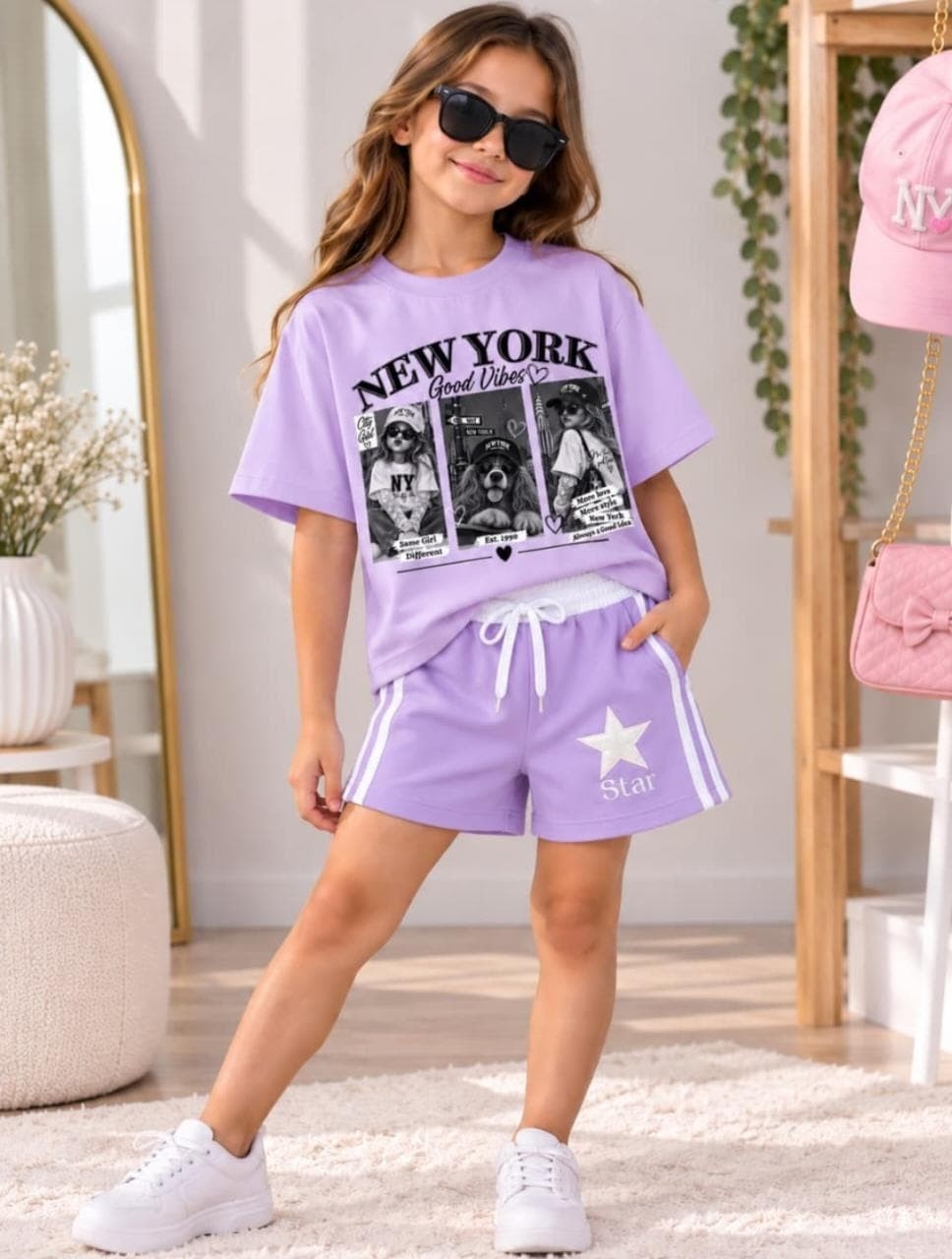 Remera Oversaid Baby Teens New York - Imagen 2