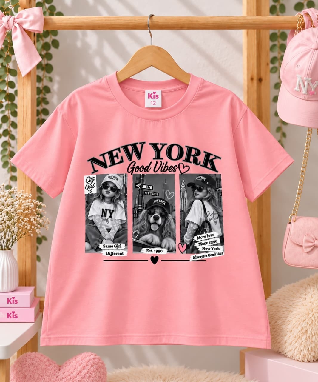 Remera Oversaid Baby Teens New York - Imagen 3