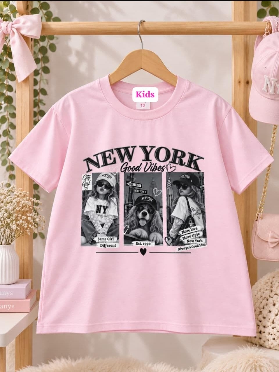Remera Oversaid Baby Teens New York - Imagen 4