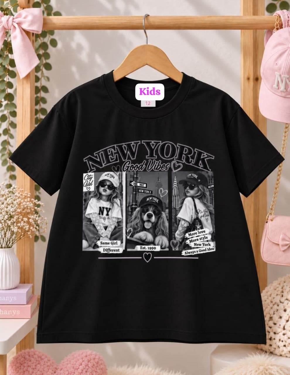 Remera Oversaid Baby Teens New York - Imagen 5