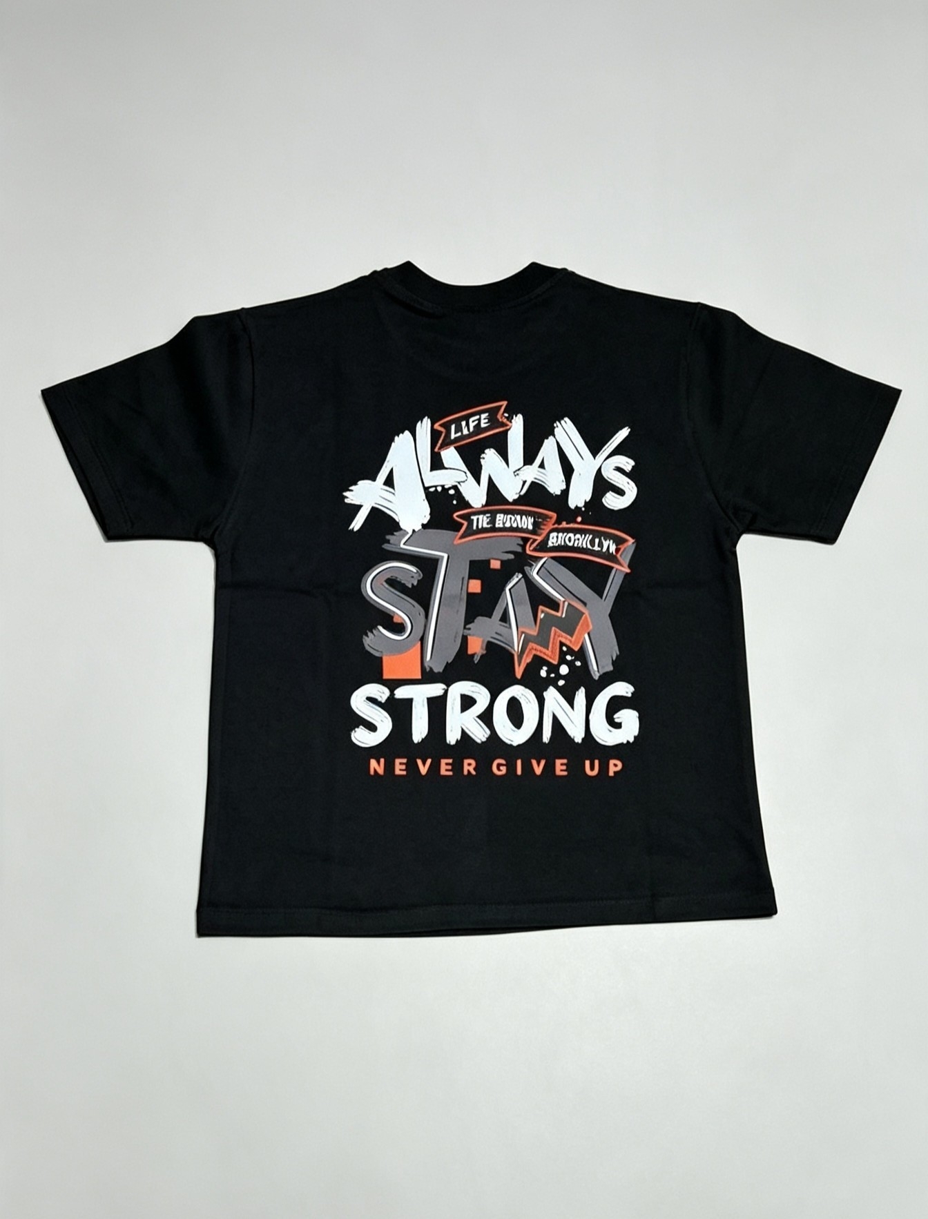 Remeras Manga Corta Niño  Overzise (doble Estampa ) - Imagen 2