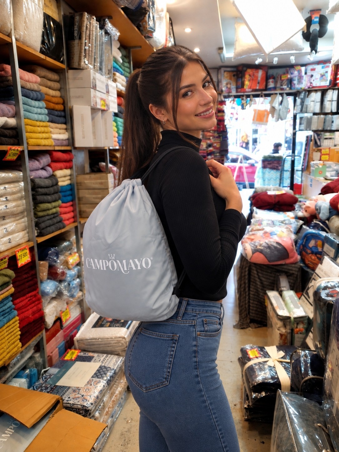 Juego de Sabanas Estampadas con Mochila Campomayo - 2  Plazas - Imagen 2