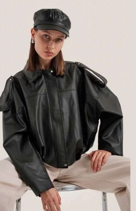 Bomber  Eco Cuero
