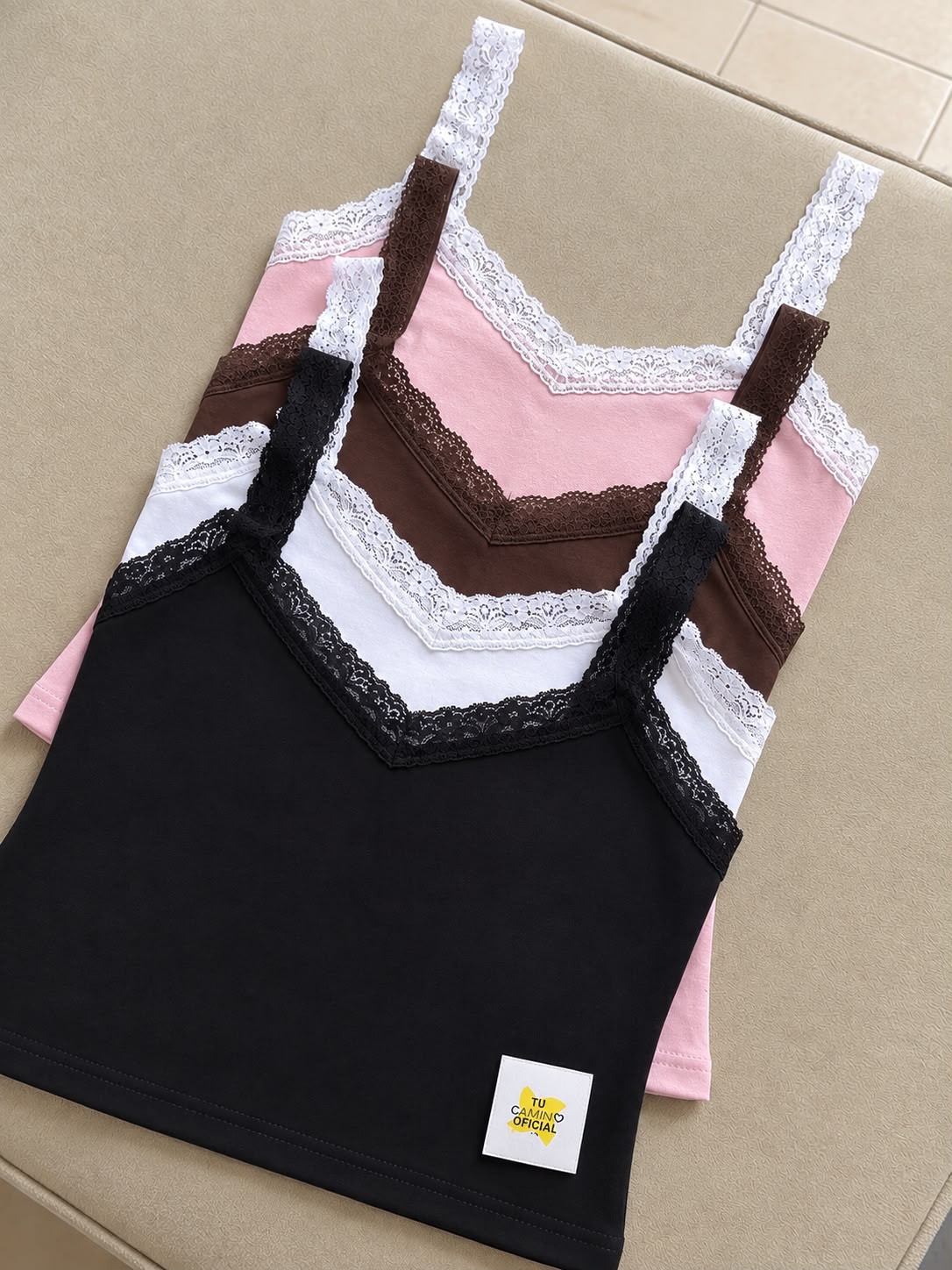 Musculosa Hayle C/encaje - Imagen 3