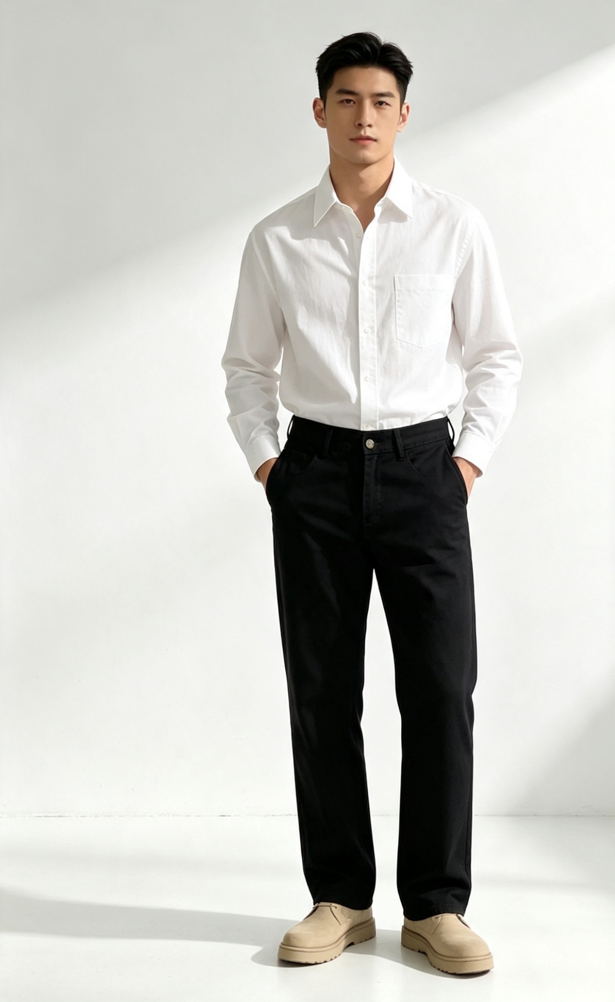 Pantalón Clásico Rígido - Imagen 3