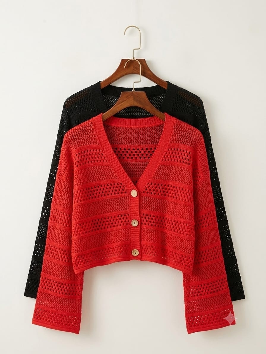 Cardigan Calado - Imagen 3