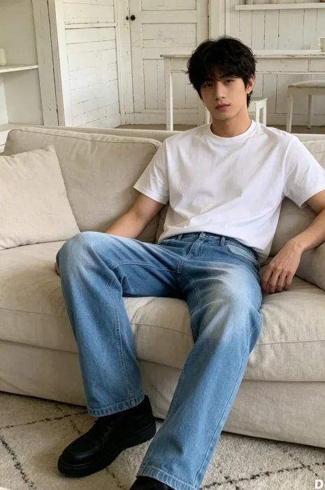 Pantalón Clásico Jeans Rígido