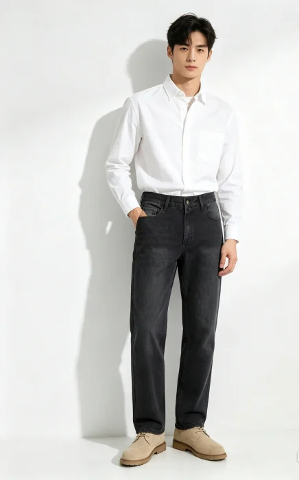 Pantalón Clásico Jeans Rígido