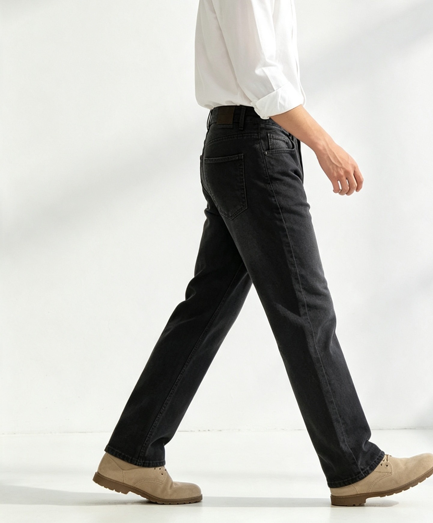 Pantalón Clásico Jeans Rígido - Imagen 2