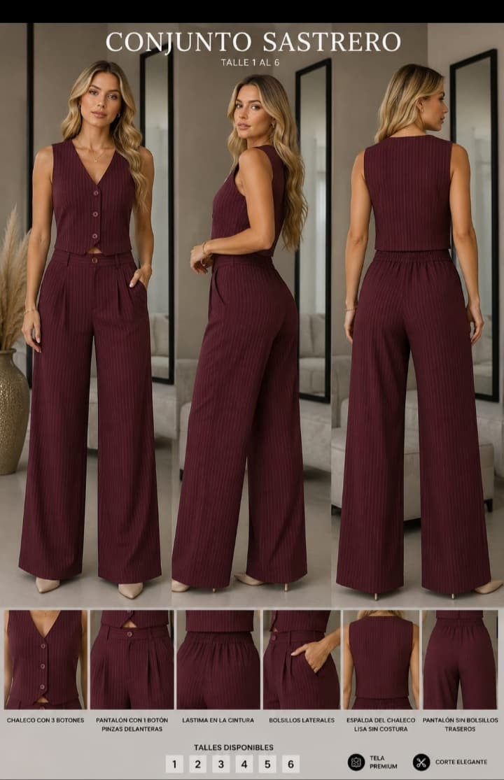 Conjunto Sastreros Rallados - Imagen 3