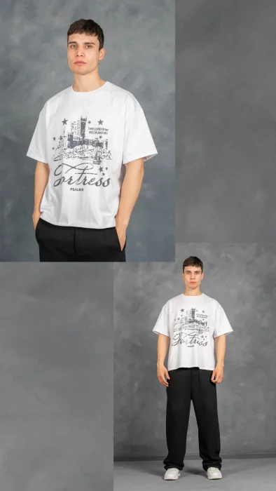 Remera Boxy Fit Fortress
