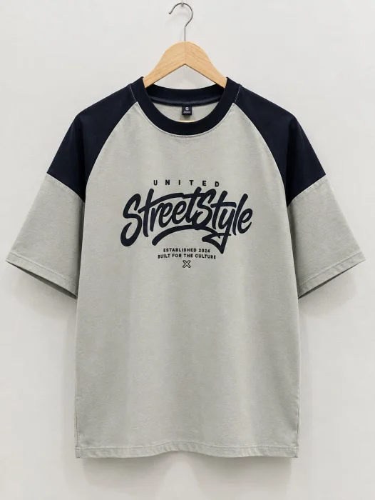 Remera "streetstyle" Combinada