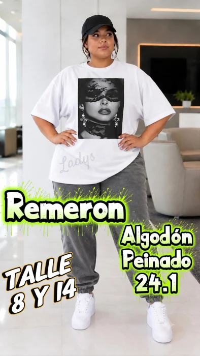 Remeron Algodón Peinado 8 & 14