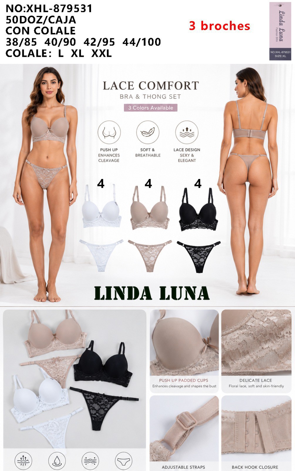 Conjunto Tasa C Importado Docena - Imagen 2
