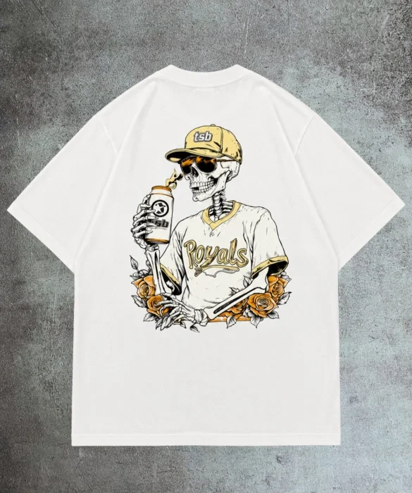 Remera Over Calavera