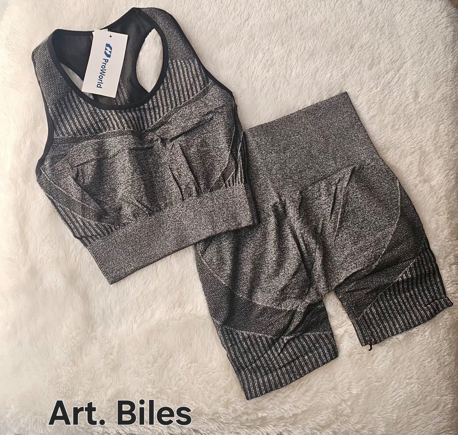 Conjunto Importado Top y Biker  Push Up - Imagen 2