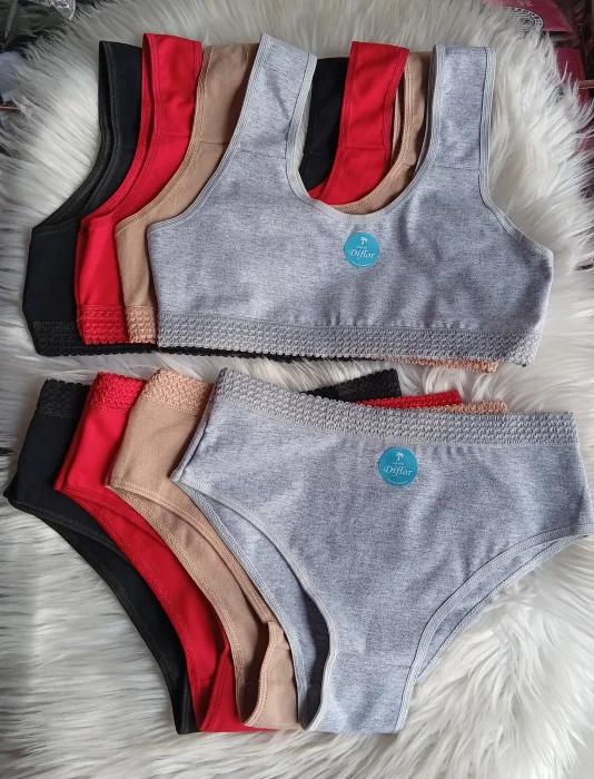 Conjunto Nena Algodón Escamado Docena