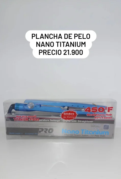 Plancha de Pelo Nano Titanium