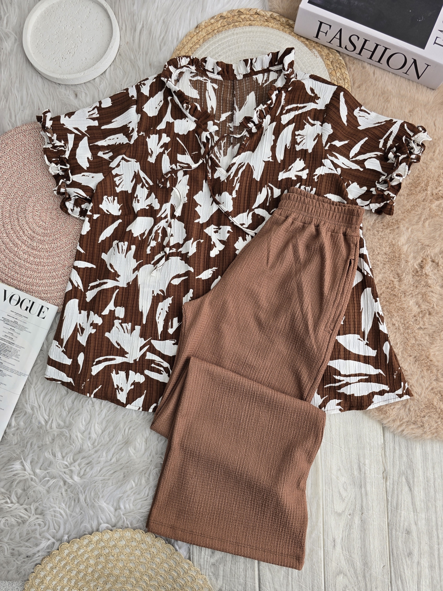 Blusa Estampada Lino - Imagen 6
