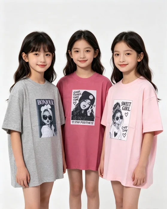 Remeras Nenas Oversise