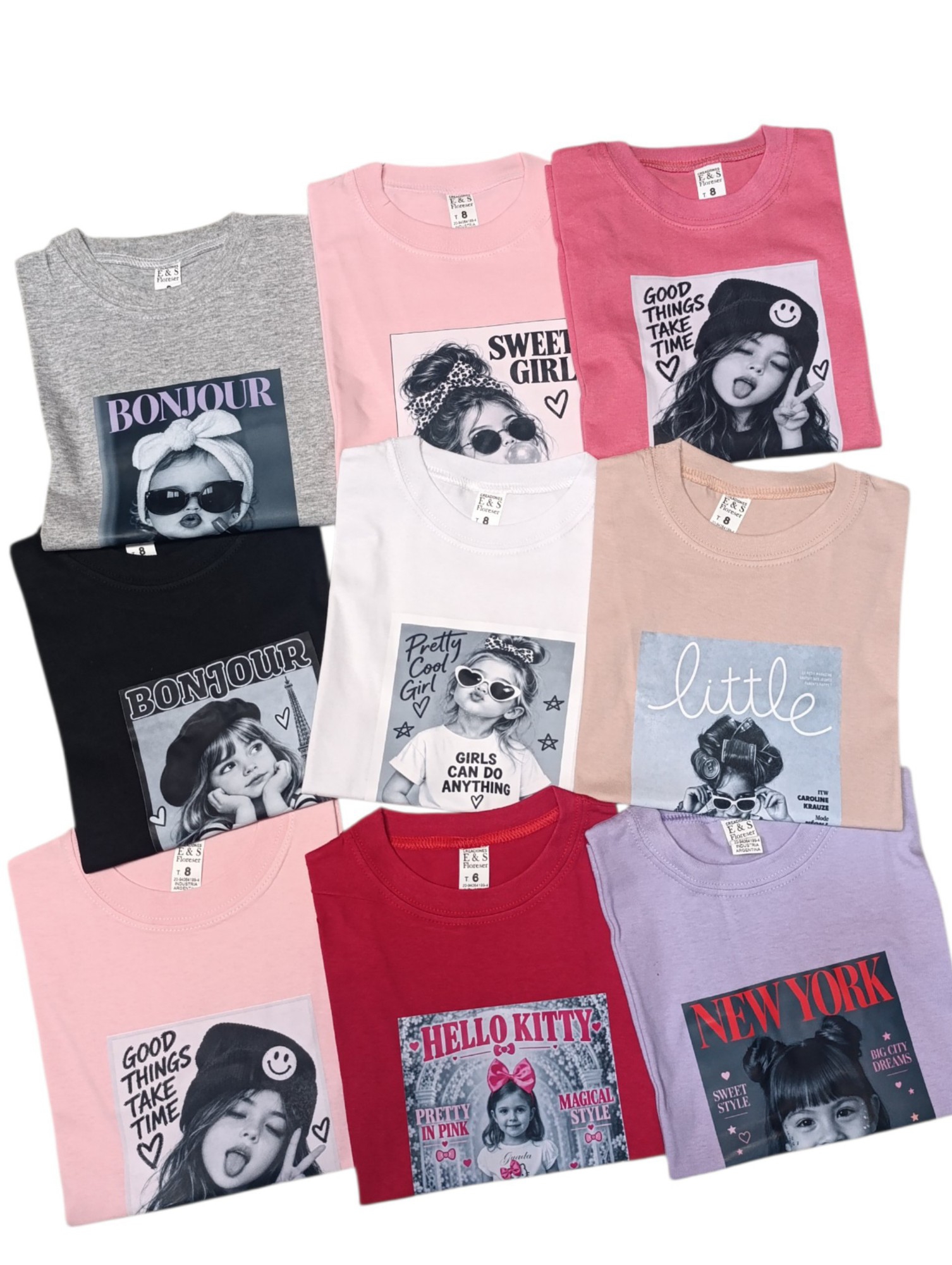 Remeras Nenas Oversise - Imagen 2